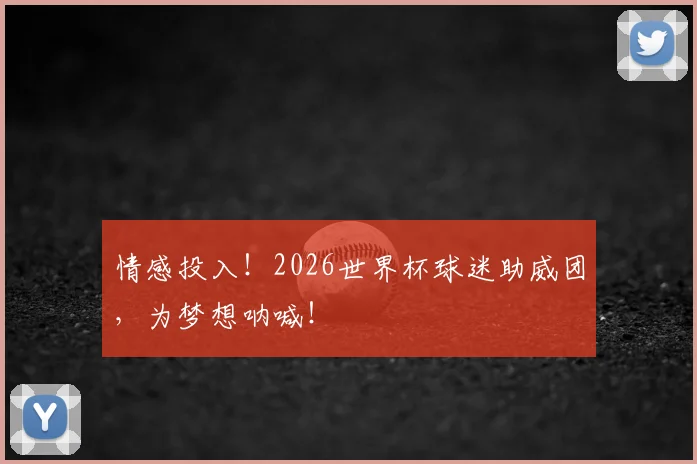 情感投入！2026世界杯球迷助威团，为梦想呐喊！