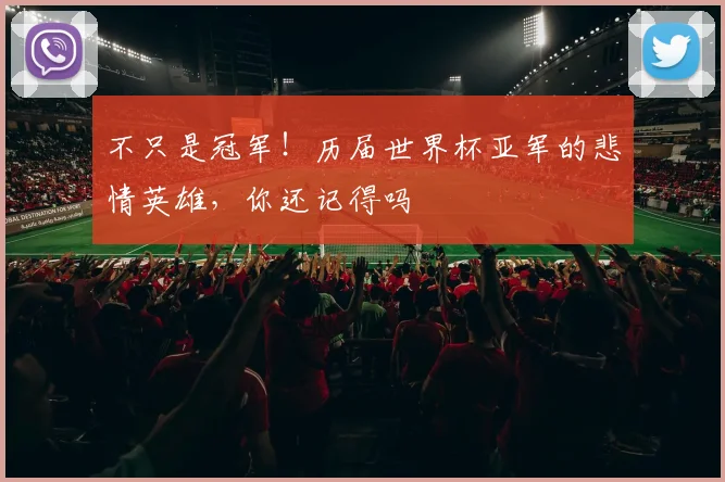 不只是冠军！历届世界杯亚军的悲情英雄，你还记得吗